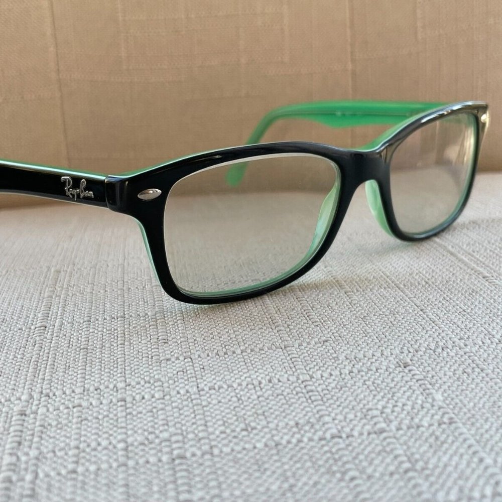 Ray-Ban Women Eyeglasses Frame 48[]16 130 Black/Green Tone Glasses RB1531 small